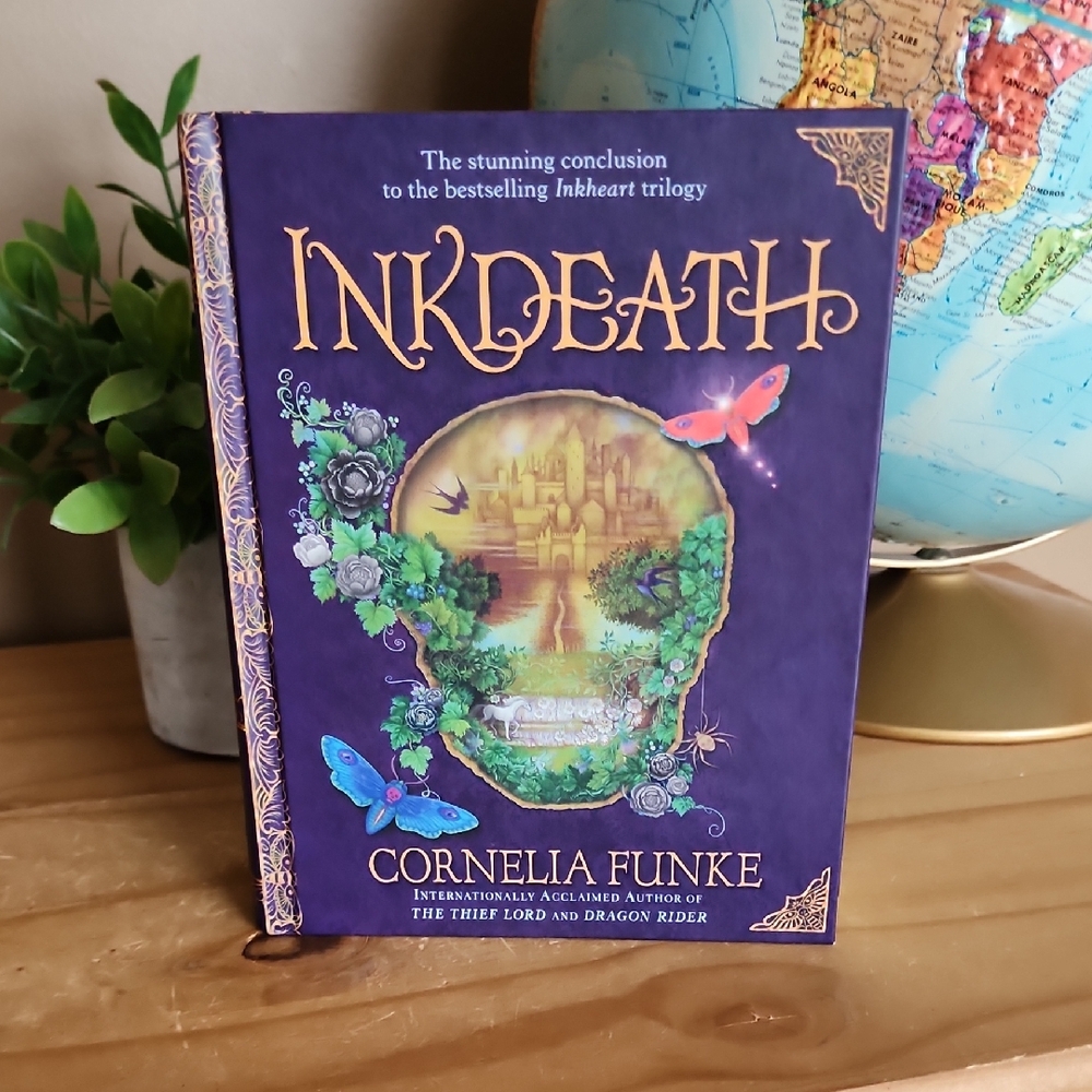 Inkdeath by Cornelia Funke - Purple Hardcover